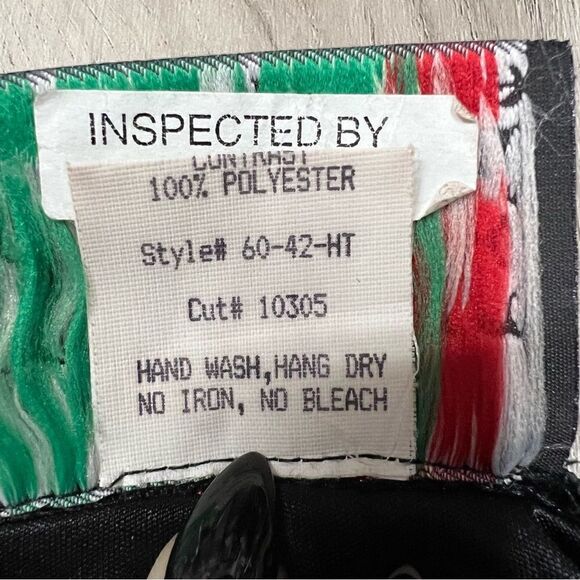 Lip Service miniskirt size L. Sheer red sparkly snakeskin print. Vintage - Picture 11 of 13